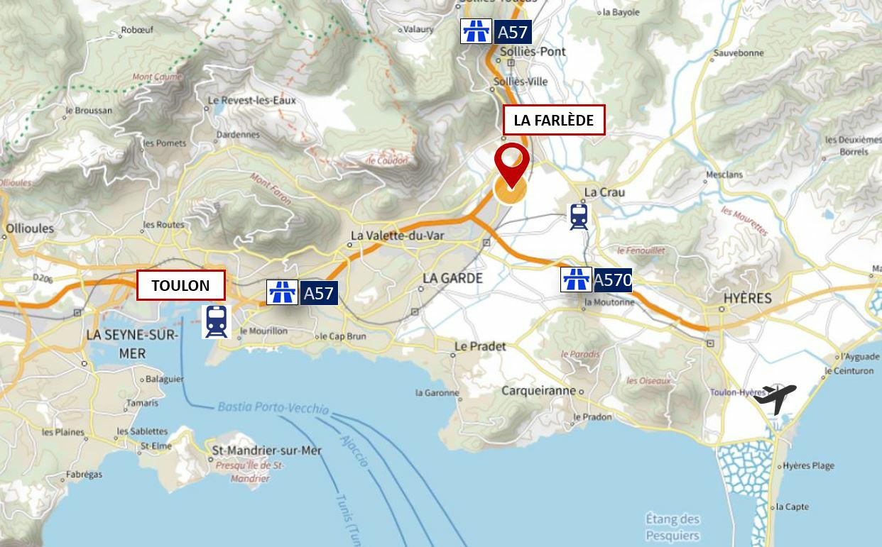 Entrepôt classe c Farlède 5017m² Location entrepôt classe c Farlède Var OLLOG2308454 1